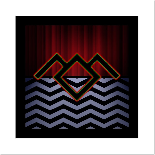 Twin Peaks Wall Art by VSP Designs